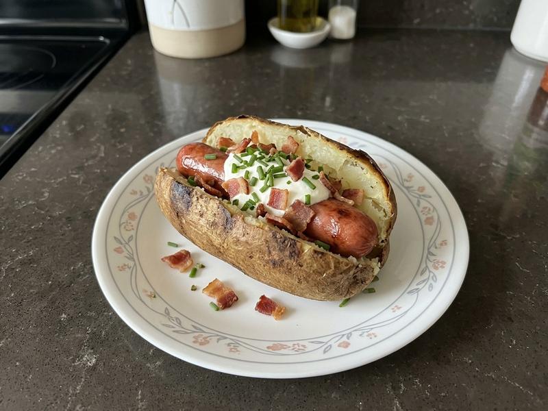 Idaho Bacon Bit Hot Dog