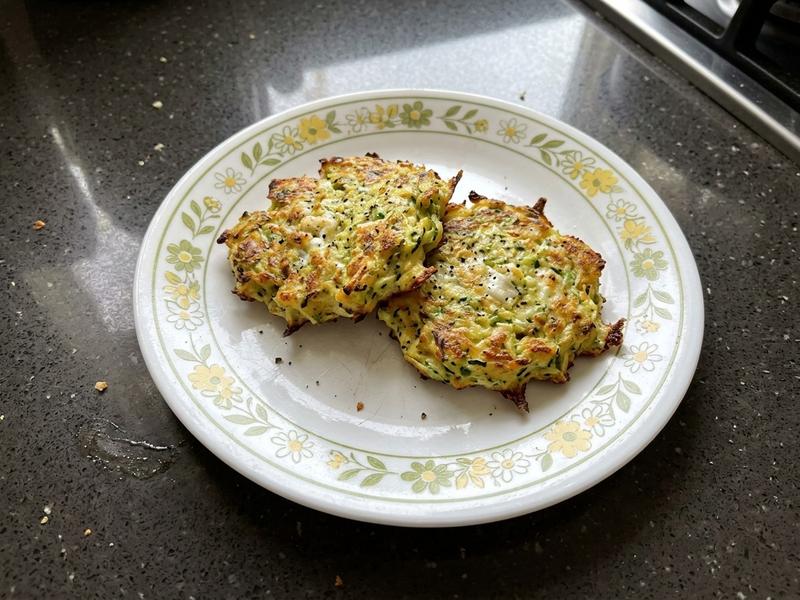 Baked Zucchini Fritters