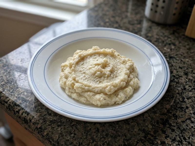 Cauliflower Sour Cream Mash