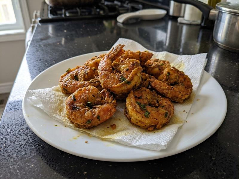 Deep Fried Prawns