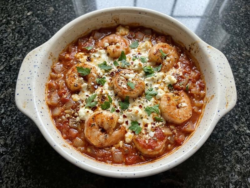 Greek Shrimp Saganaki