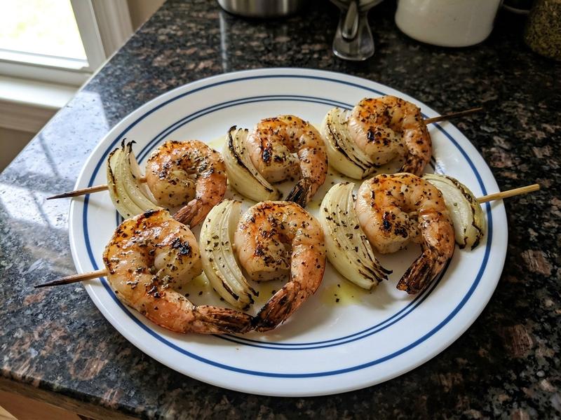 Grilled Oregano Shrimp