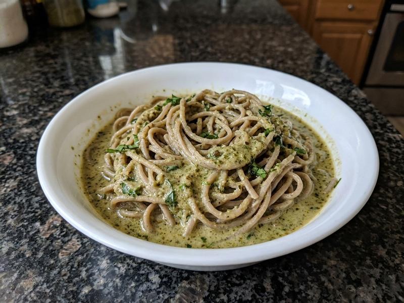 Coconut Green Curry and Soba