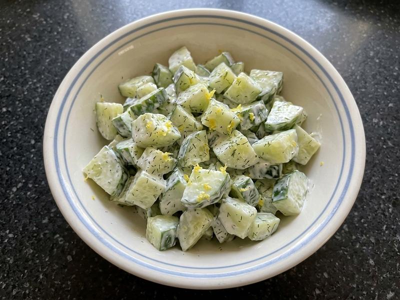 Easy Lemon-Dill Cucumbers