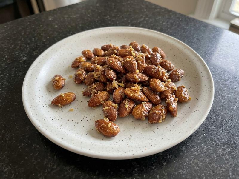 Ginger-Glazed Almonds