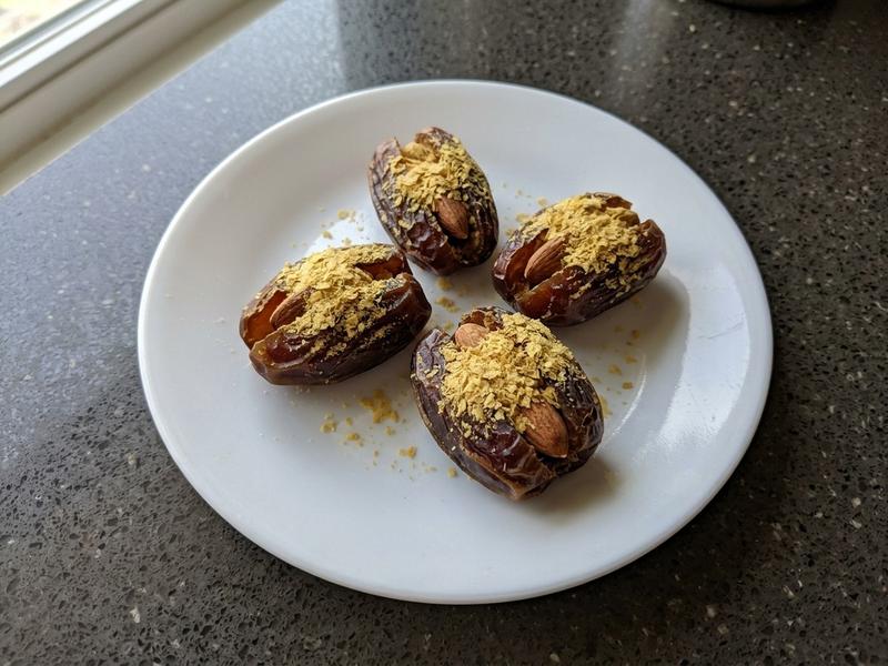 Vegan Stuffed Dates
