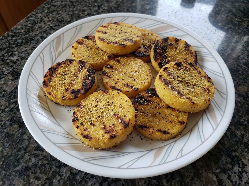Grilled Polenta Chips