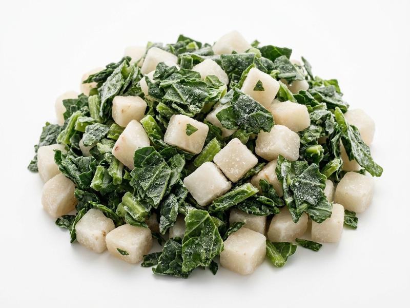 Turnip greens and turnips