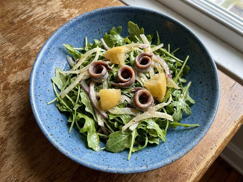 Spanish Anchovy, Fennel, and Preserved Lemon Salad