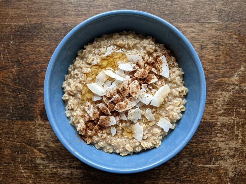Coconut Cinnamon Oats