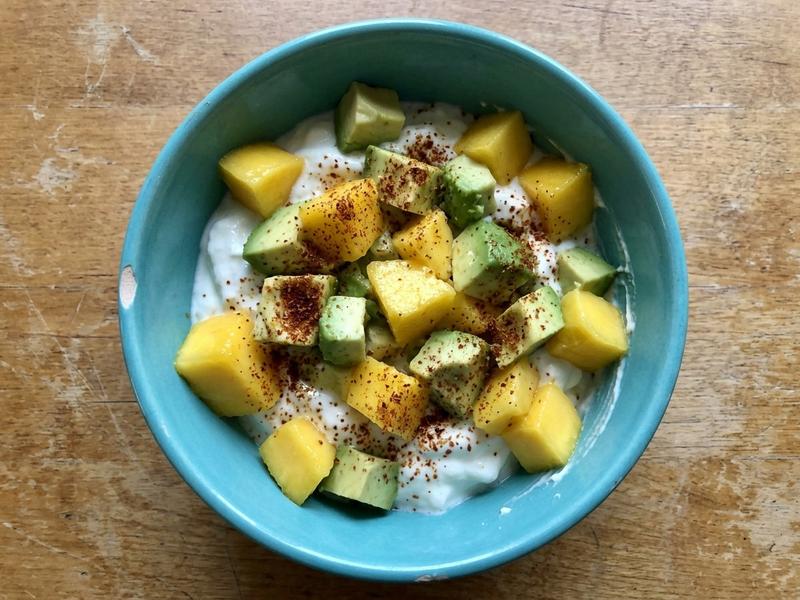 Yogurt with Mango & Avocado