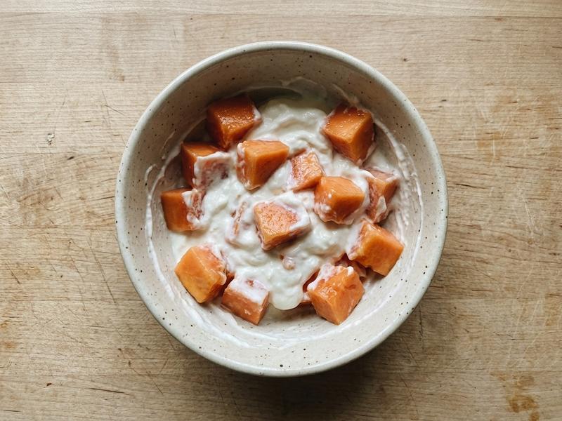 Yogurt with Papaya