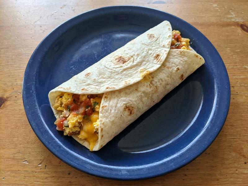 Simple Breakfast Burritos