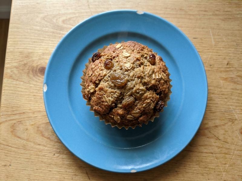 Raisin Oat Muffins