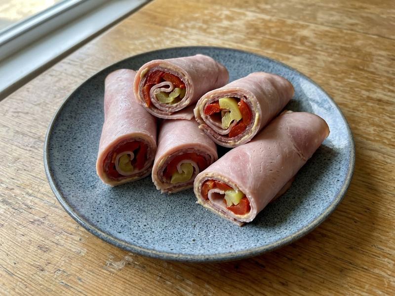Ham and Salami Roll-ups