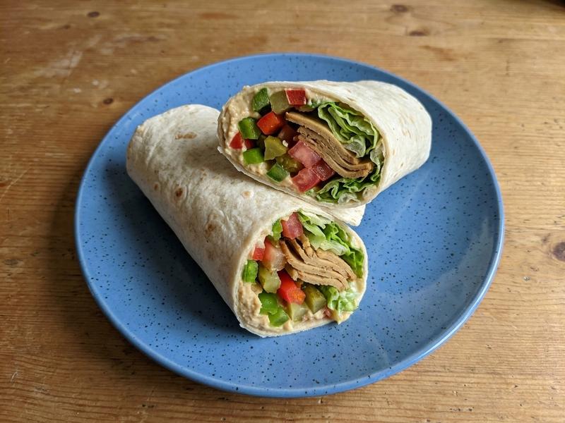 Vegan Hummus Wrap