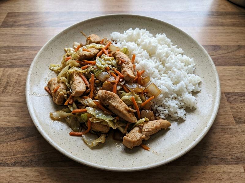 Chicken and Cabbage Stir Fry