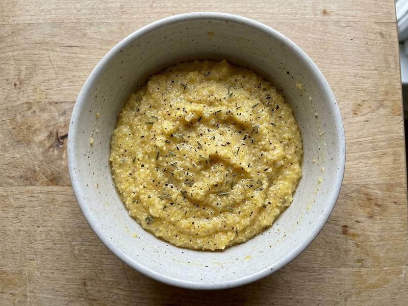 Garlic and Thyme Polenta