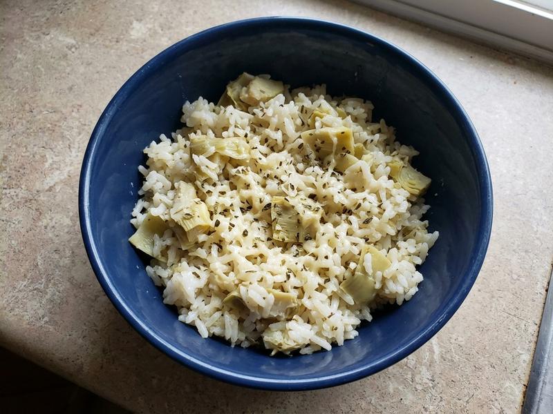 Parmesan Artichoke Rice