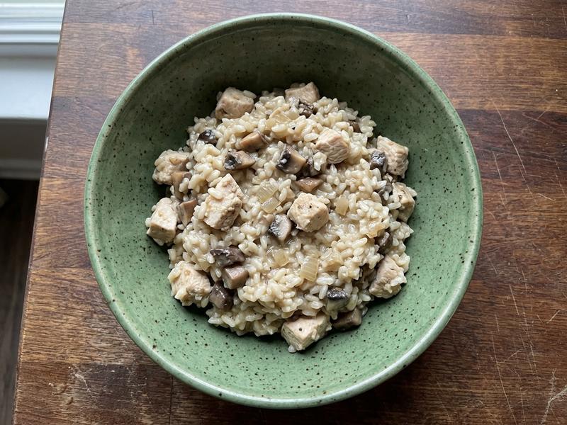 Pressure Cooker Chicken and Mushroom Risotto