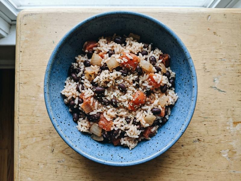 Rice with Black Beans