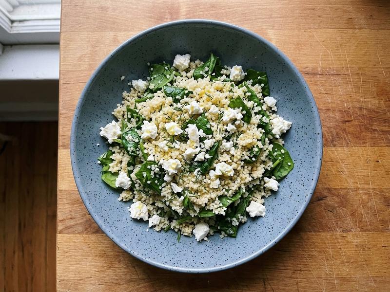 Spinach and Feta Couscous