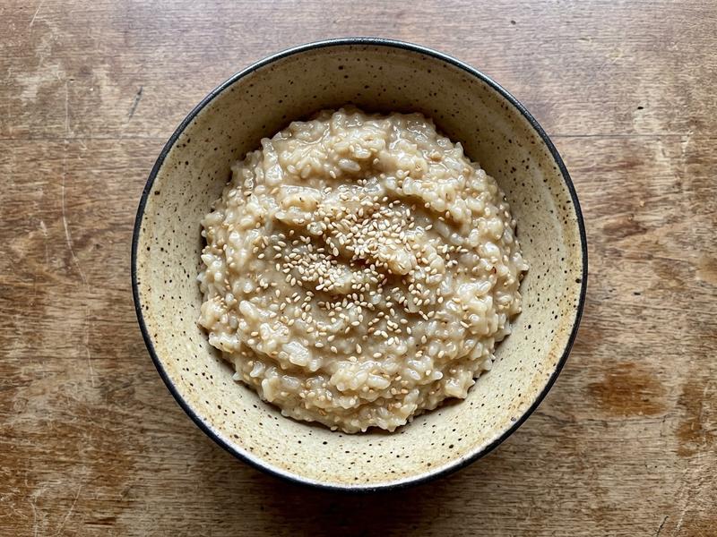 Sweet Salted Sesame Sticky Rice