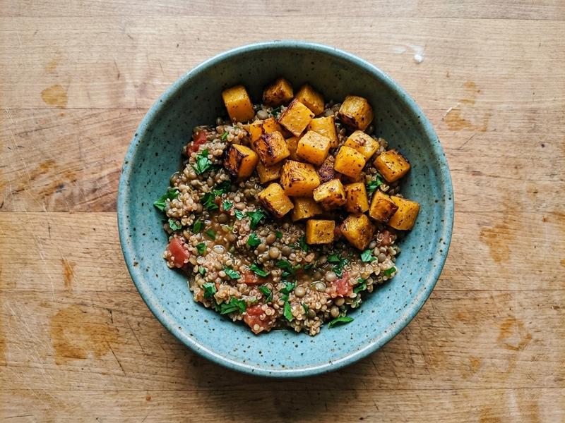 Vegan Protein Squash Bowl