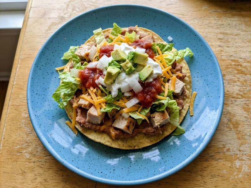 Chicken Tostadas