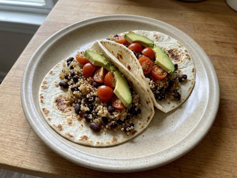 Quinoa Black Bean Tacos