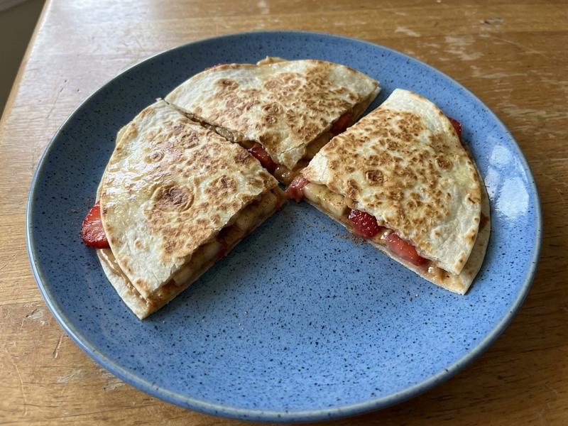 Strawberry Banana Quesadilla