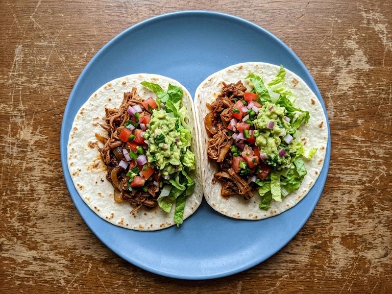 Vegan BBQ Pulled Jackfruit Tacos