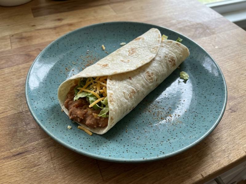Vegetarian Bean Burrito