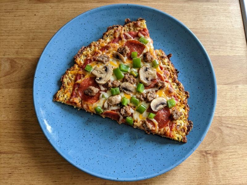 Thin and Crispy Low Carb Pizza