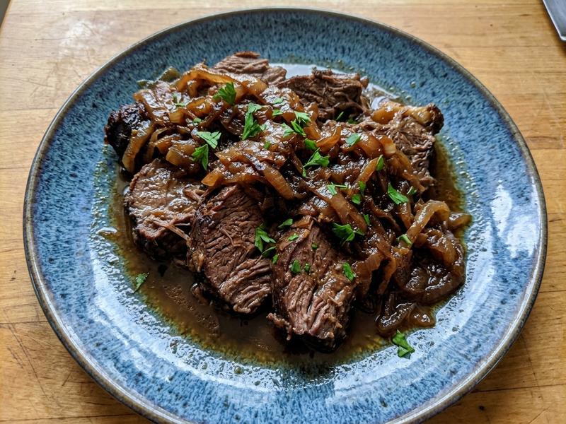 Braised Beef and Onions