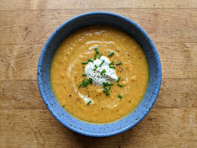 Creamy Carrot Ginger Soup