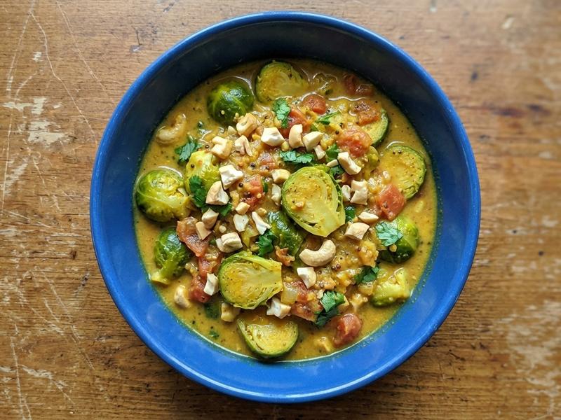 Vegan Brussels Sprouts Stew