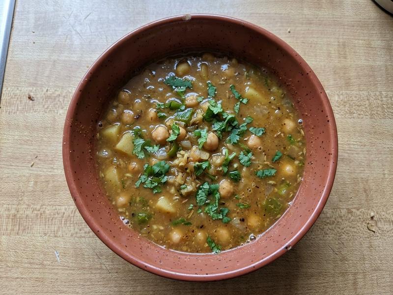 Vegan Samosa Soup