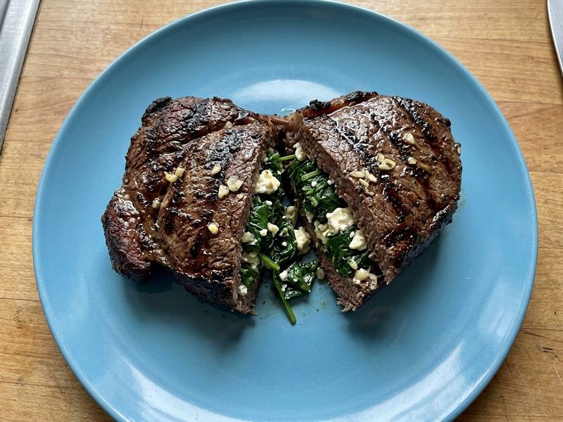 Grilled Stuffed Bison