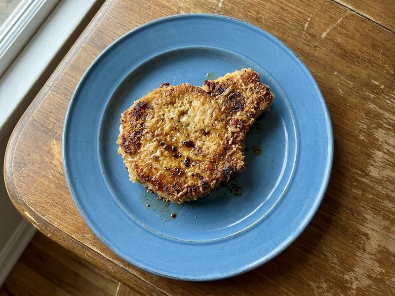 Parmesan Crusted Pork Chop