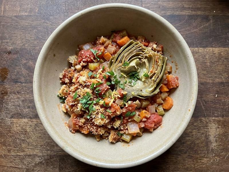 Artichoke & Tomato Bake