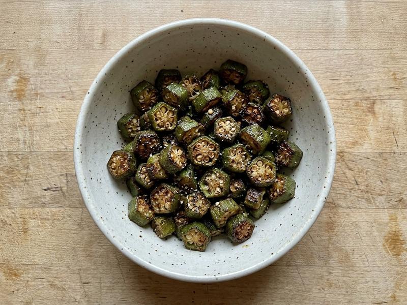 Cooked Okra