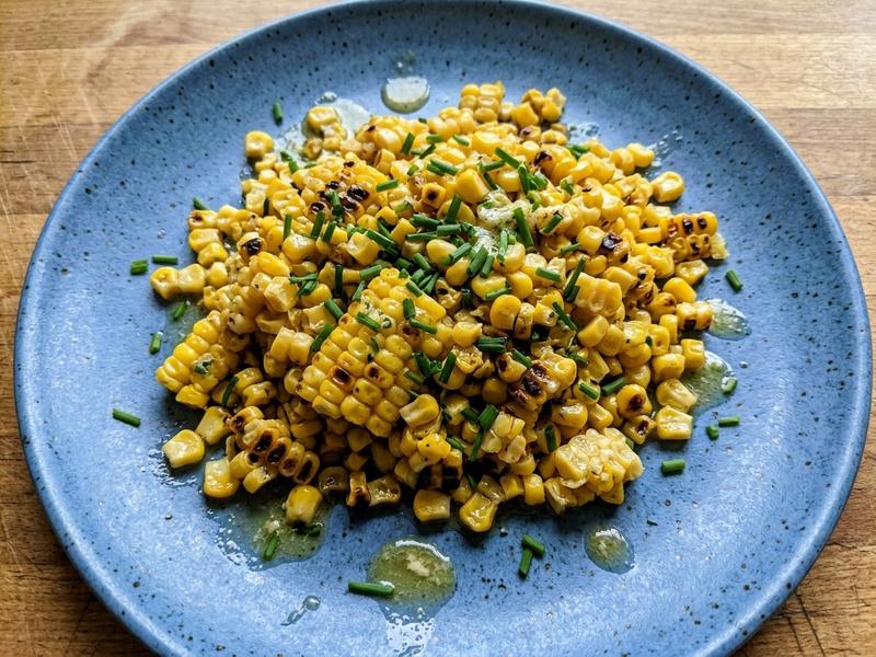 Grilled Corn with Herbs