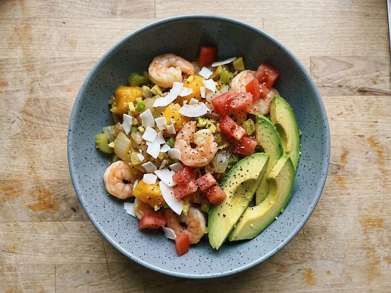 Mango Coconut Shrimp