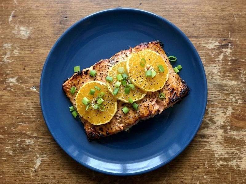 Citrus Broiled Alaska Salmon