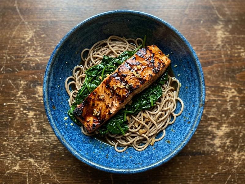 Soy Ginger Glazed Salmon