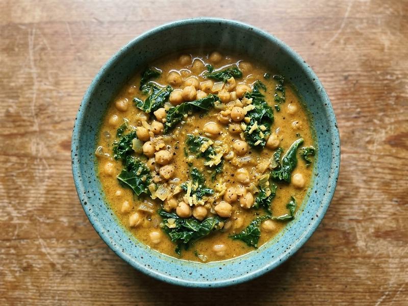 Chickpea & Kale Curry