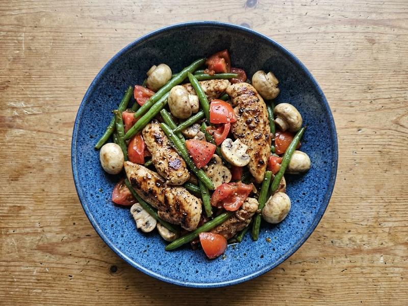One Pan Balsamic Chicken