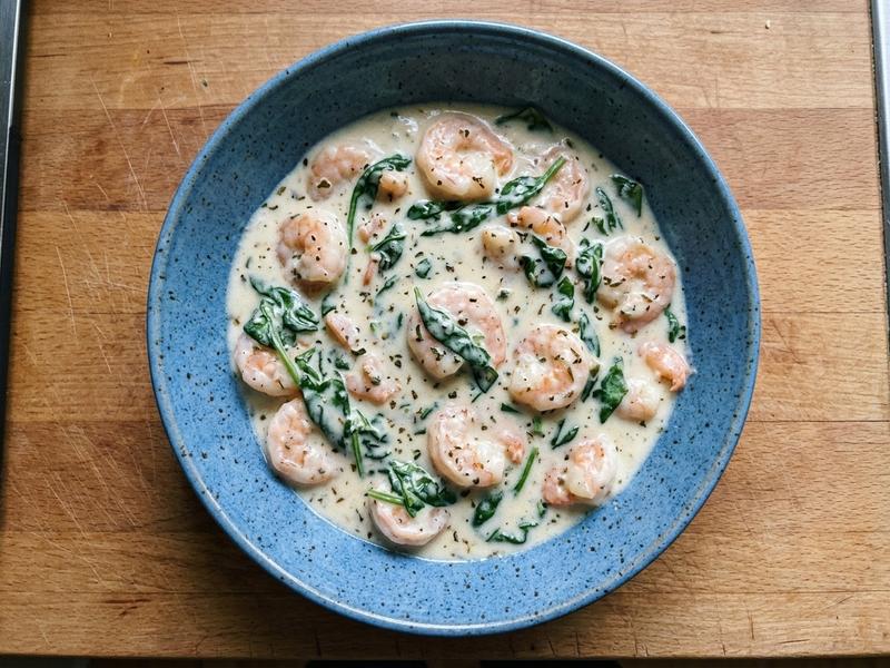 One Pot Shrimp Alfredo