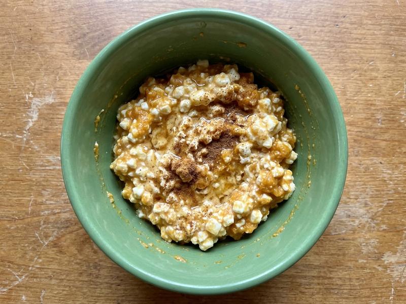 Pumpkin Cottage Cheese
